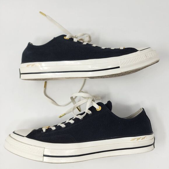 Converse Sneakers Men 10.5 Chuck 70 Ox Association Champ Think 16 Black 161408C - Picture 10 of 16